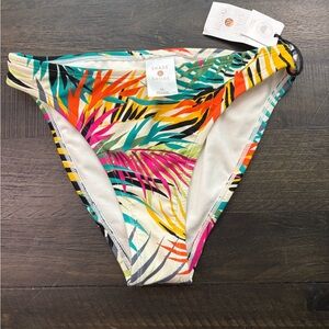 Shade & Shore Women's Tropical Print Bikini Bottom